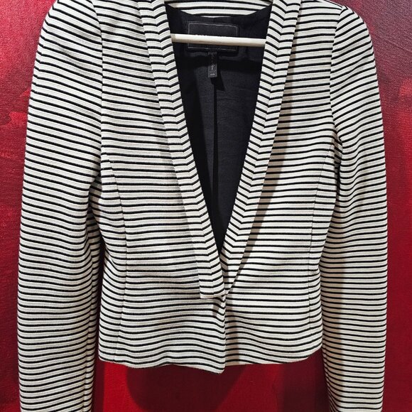 BCBGMAXAZRIA Cotton Blend Single Button Sweater Jacket Size XXS - Picture 3 of 6